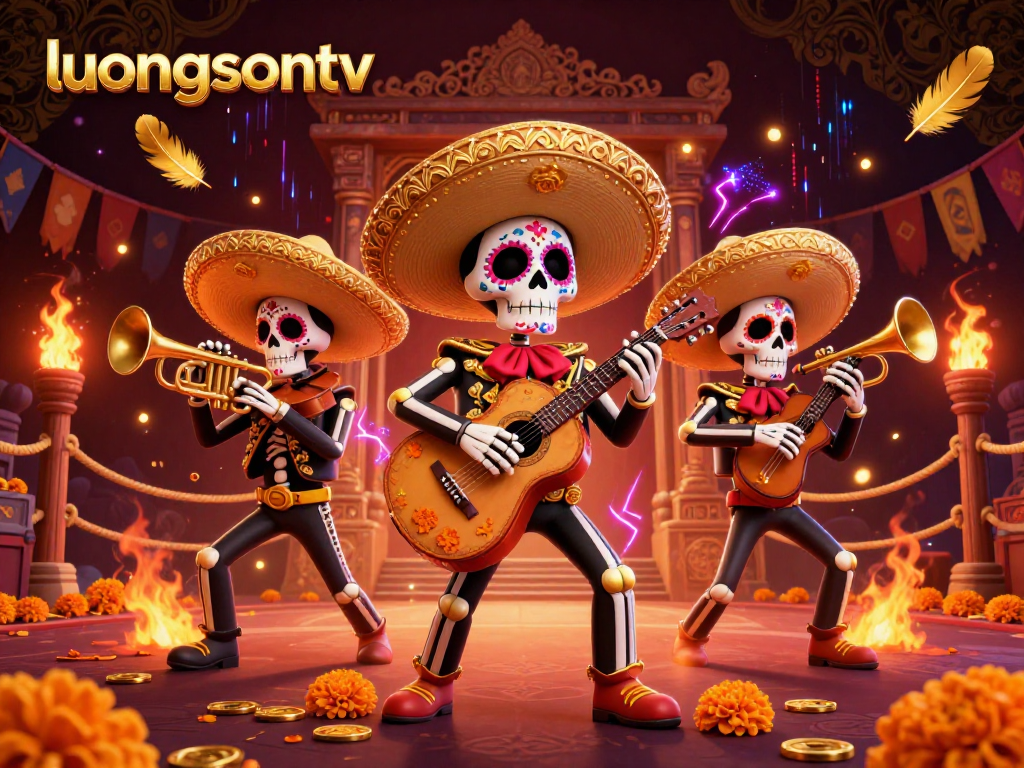 Experience the excitement of sports betting at luongsontv with a rich, vibrant 3D illustration.