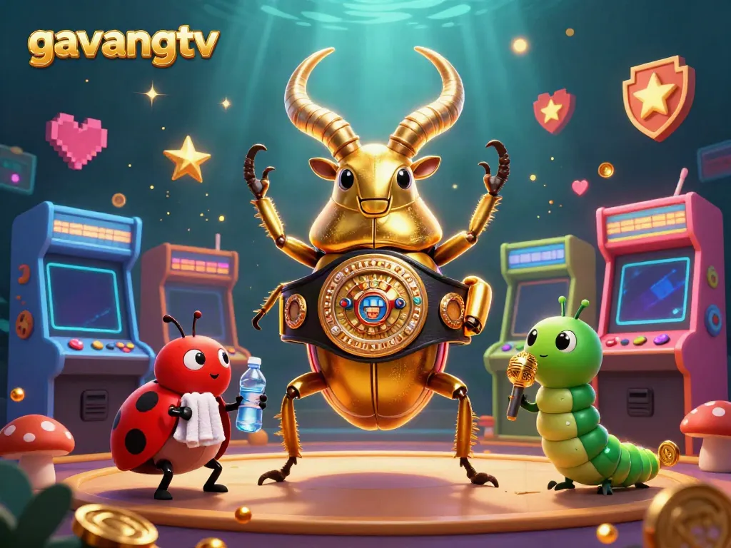 Experience the excitement of gambing with gavangtv's colorful casino world, featuring dynamic characters and vibrant game elements.