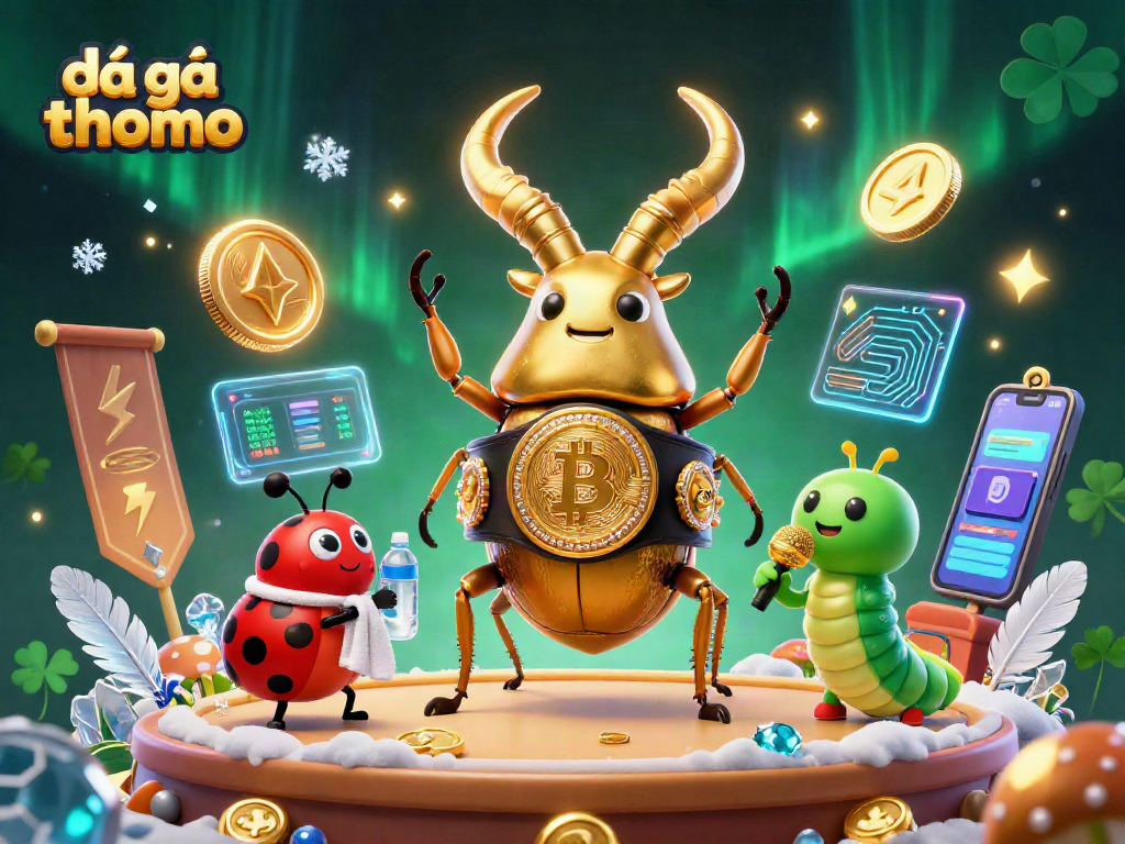 Engage in đá gà thomo with dynamic characters in a vibrant fighting arena scene.