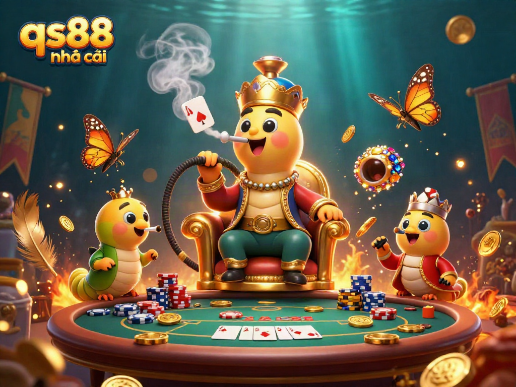 Experience the thrilling atmosphere of qs88 nhà cái, where colorful poker elements come alive.