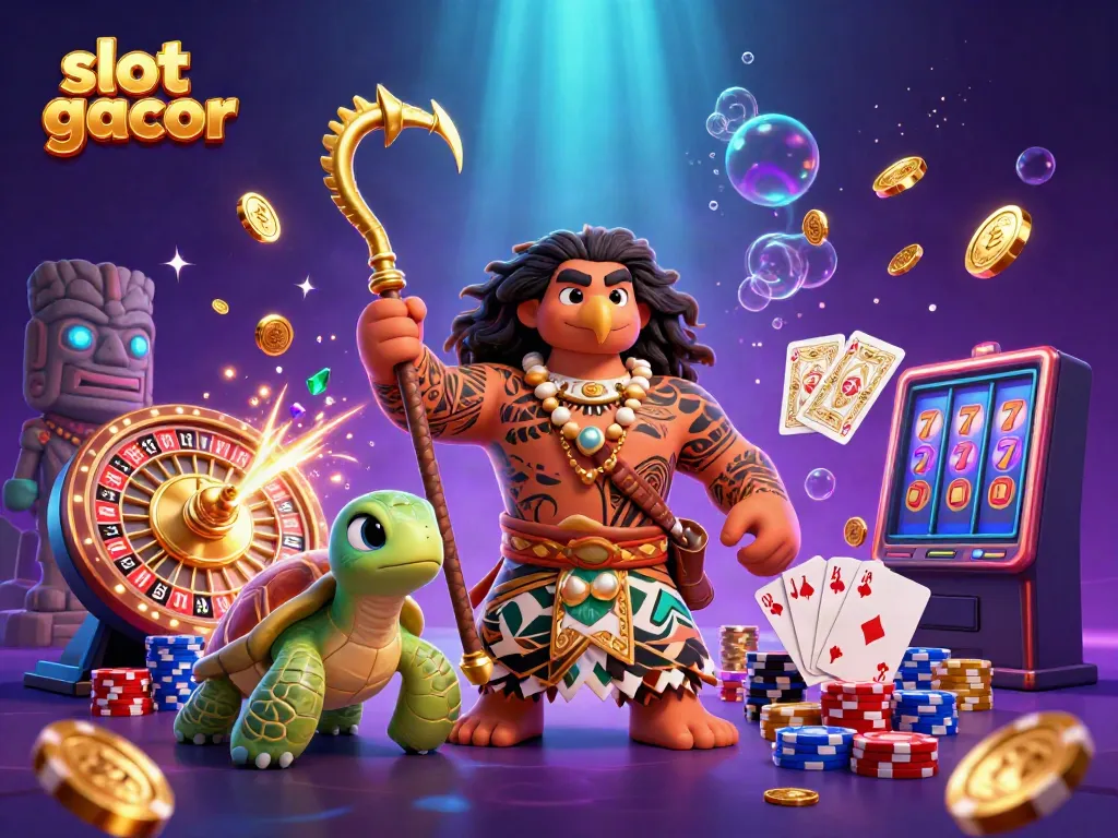 Engage with high-stakes excitement through slot gacor inspired gaming visuals full of dynamic casino elements.
