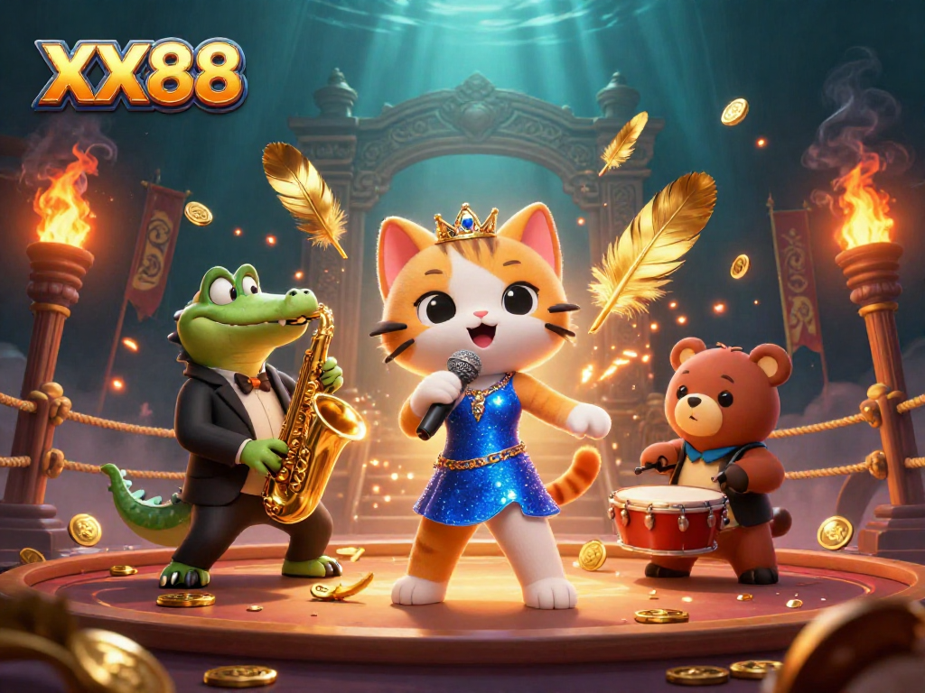Experience winning moments at XX88 Casino with vibrant characters and thrilling elements.
