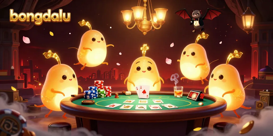 Experience thrilling casino action with bongdalu’s glowing glowworms illuminating the poker table.